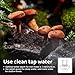 Mxmoonant 350ml/H Ultrasonic Mist Maker Fogger Metal Atomizer with Removable Splash Guard for Water Fountain Pond Pot Rockery Sink