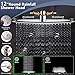 Rain Shower Head, 12 Inch High Pressure Shower Heads and Handheld Combo with Upgraded 12