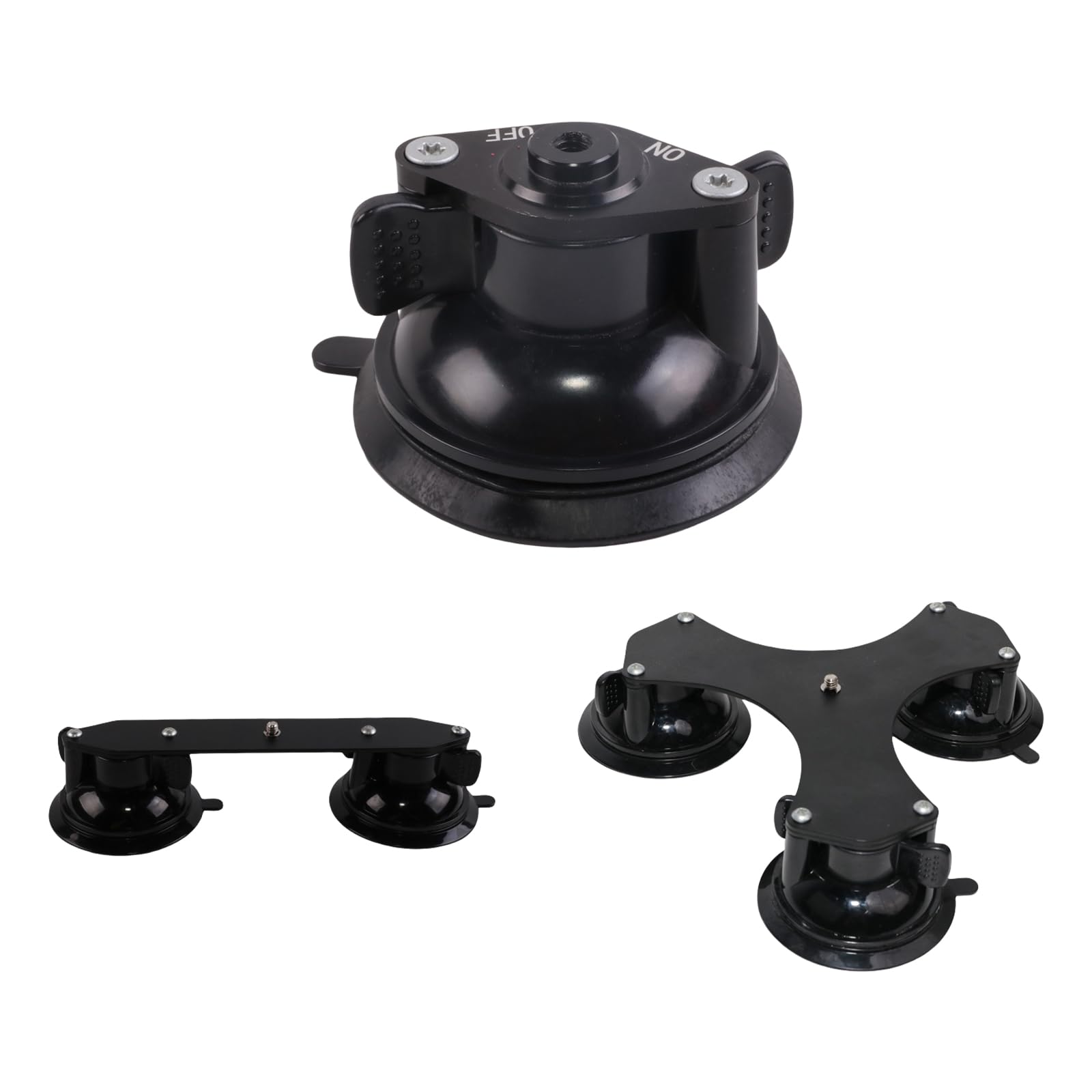 DashCam - Base de montaje con ventosa de 1/4 con agujero de rosca de tornillo para parabrisas para navegación de coche para acción
