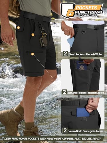 Short de randonnée cargo idéal pour le trekking en montagne et le camping d'été