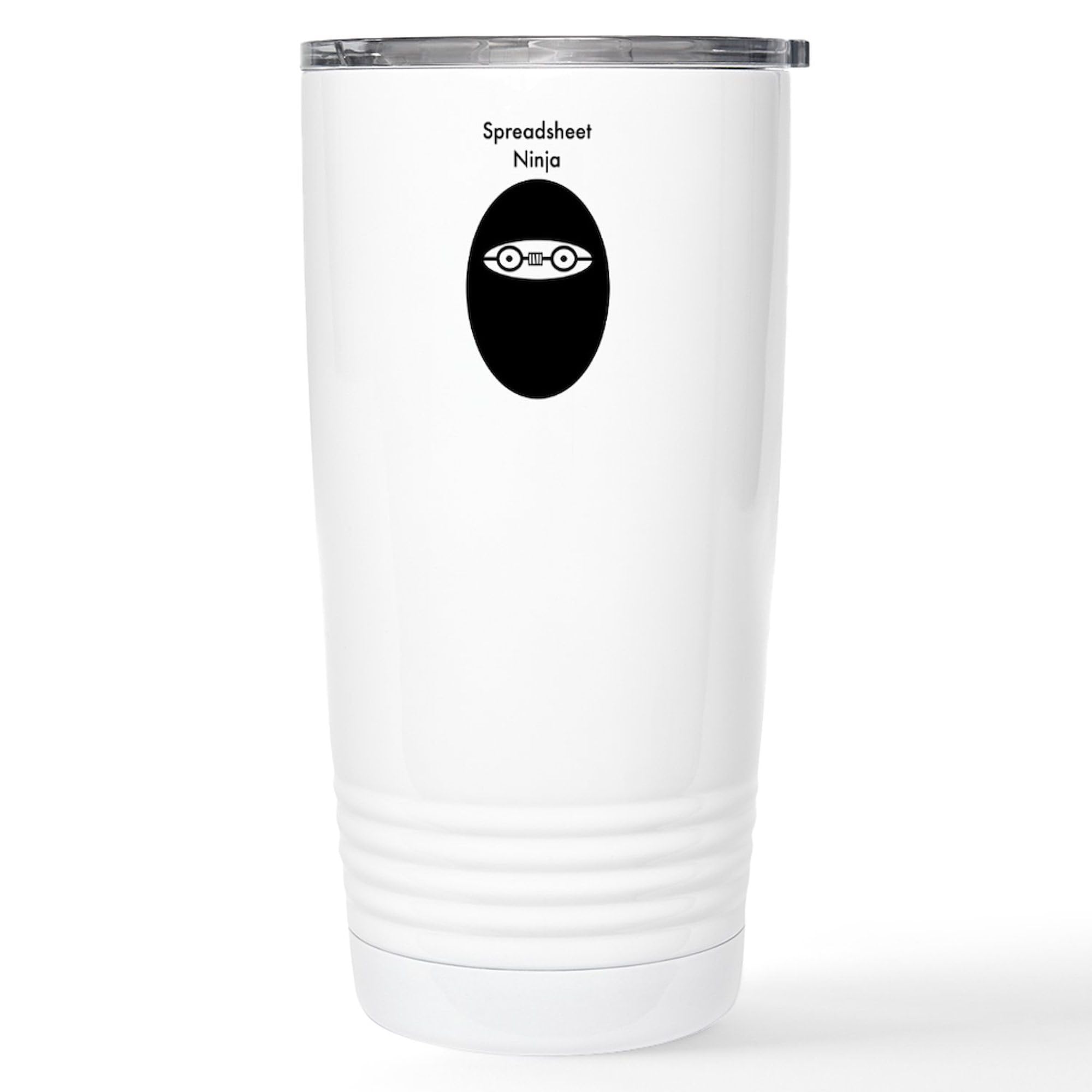CafePress Spreadsheet Stainless Steel Travel Mug 20 oz. Insulated Stainless Steel Coffee Tumbler