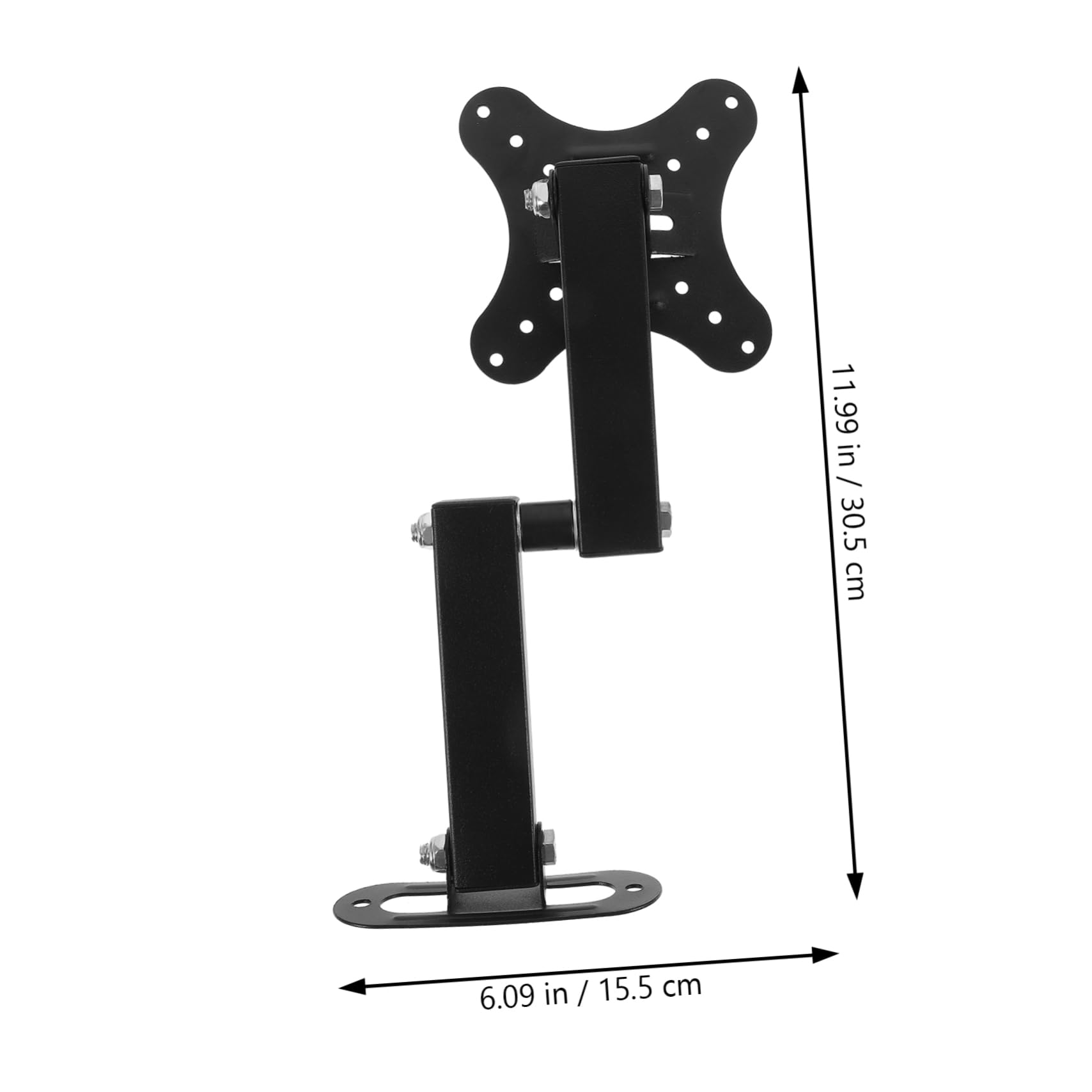 Housoutil 14-24 Inches Monitor Arm Stand Tv Wall Mount Bracket Floating Tv Screen Bracket