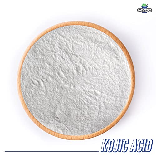 MYOC Kojic Acid Powder - Cosmetic Grade, Pure, Sulphate, Gluten-Free. Perfect for Skin Care & DIY Formulations - 2 Packs, 50g Each - Image 3