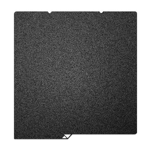 Image of 264X276mm Black PEI Build Plate for Kobra S1 /Kobra X, Double Sided Textured PEI Platform Spring Steel Flexible Platform Heated Bed for Anycubic Kobra S1 Combo 3D Printer