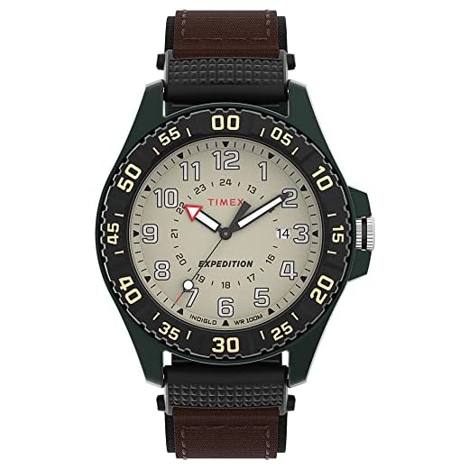Timex Expedition Camper, Reloj para Hombre, 42mm, con Correa de Tela, Tw4B26500