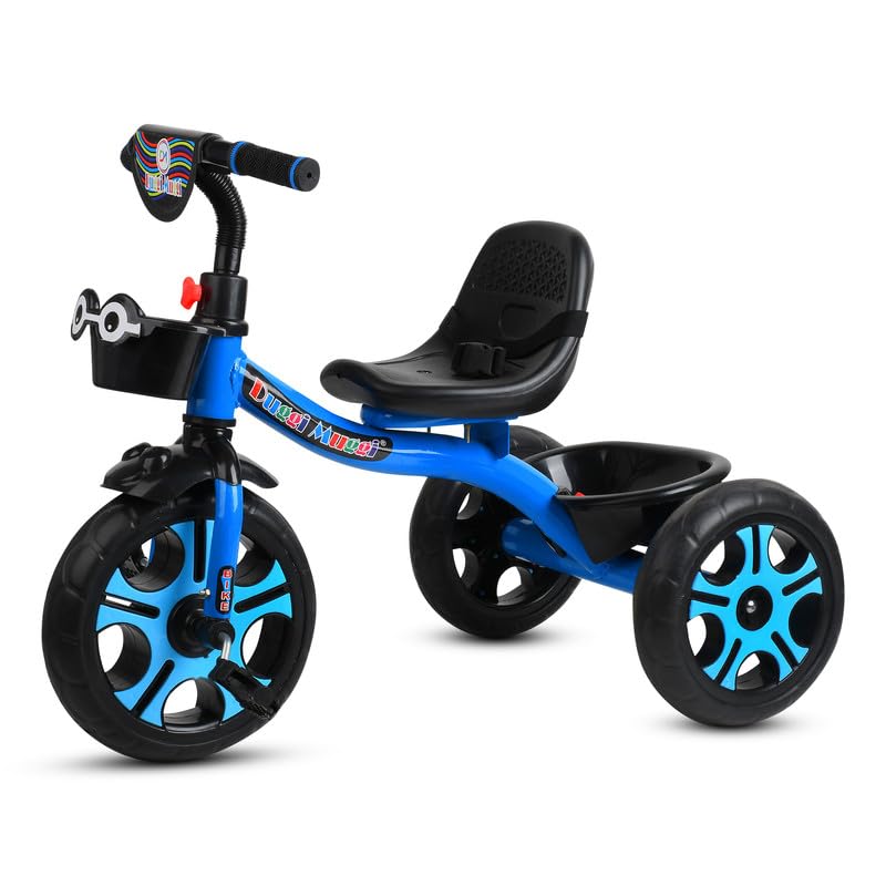Kids/Baby Tricycle, Cycle for Kids, Tricycle for Kids for 1.5 to 5 Years Baby Cycle with Storage Basket - Blue