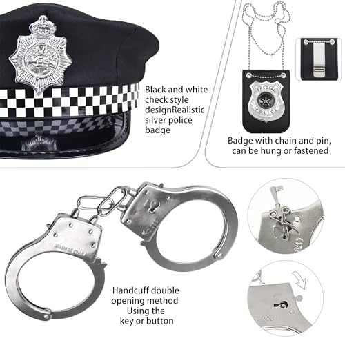 Orgoue PYDGJCTZ Police Costume Accessories thumb #2