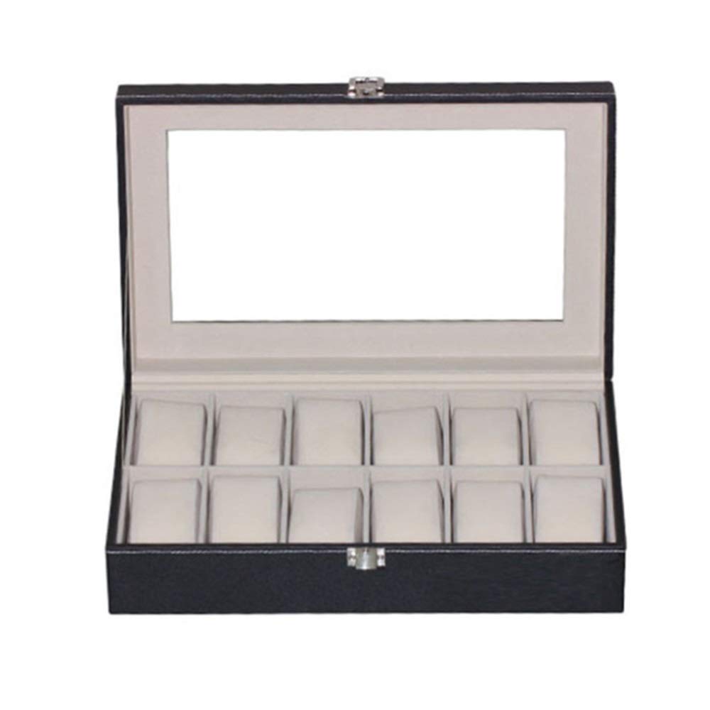Scatole per Orologi Regalo di compleanno Anniversary Day Watch Box Accessori vigilanza legno visualizzazione Storage Padre per il Compleanno di Natale