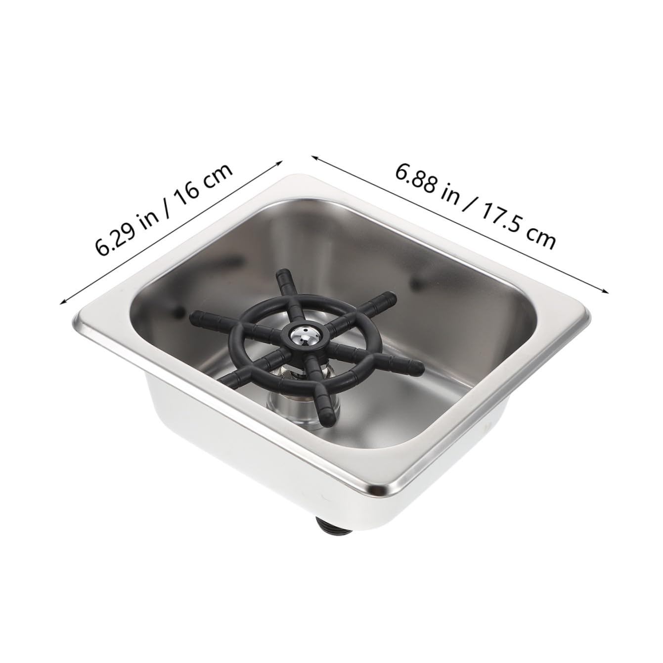 Lavabicchieri in Acciaio Inox Automatico ad Alta Pressione per Bar e Casa Lavabottiglie Multifunzione Tubo Risciacquo Rapido per Bicchieri di Vetro di Varie Dimensioni