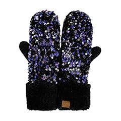 Chunky Sequin - Dark Purple/Black
