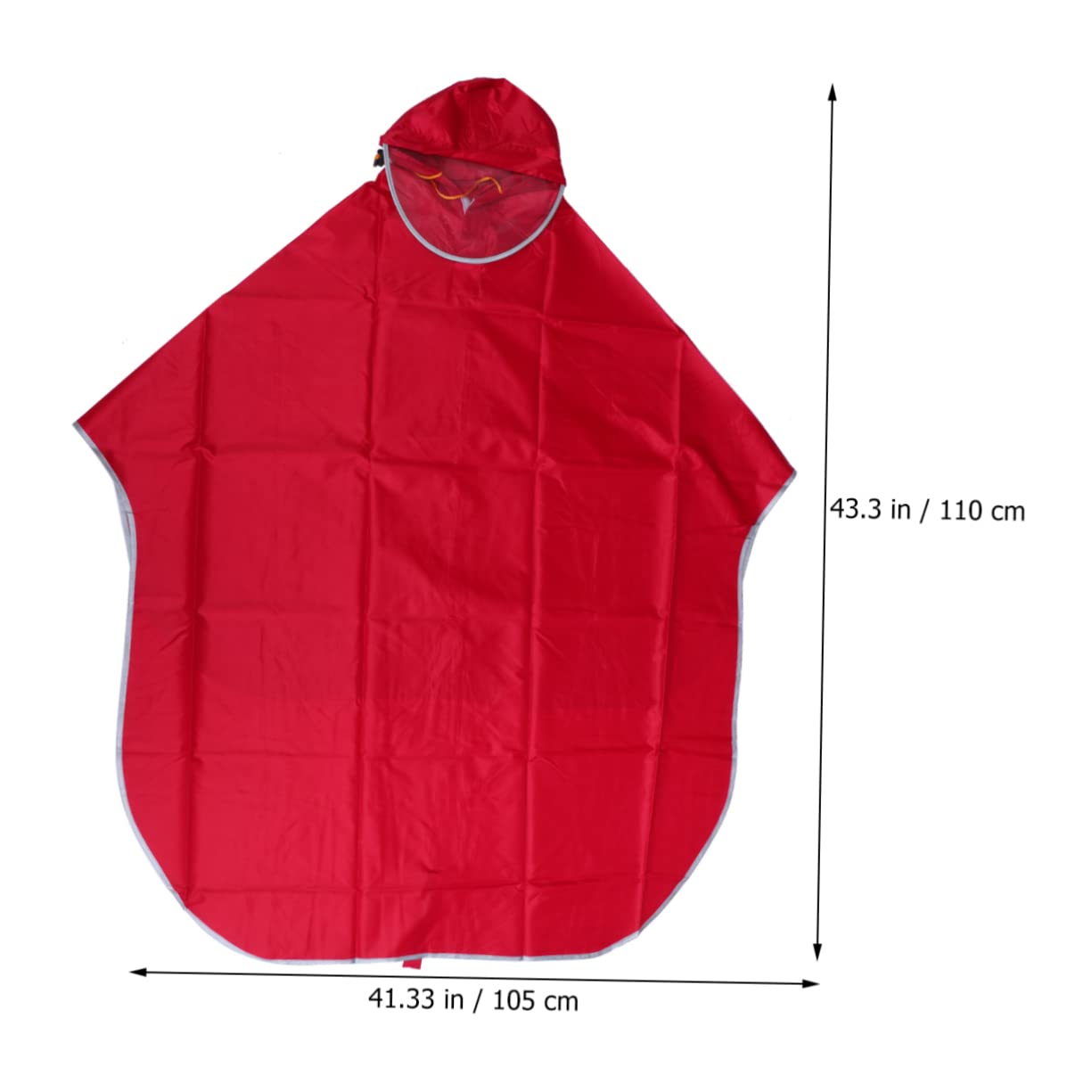 Homoyoyo Antipioggia Per Bicicletta Antipioggia Per Utenti Su Con Cappuccio Impermeabile Per Equitazione Poncho Antipioggia Per Uomo Donna E Adulto