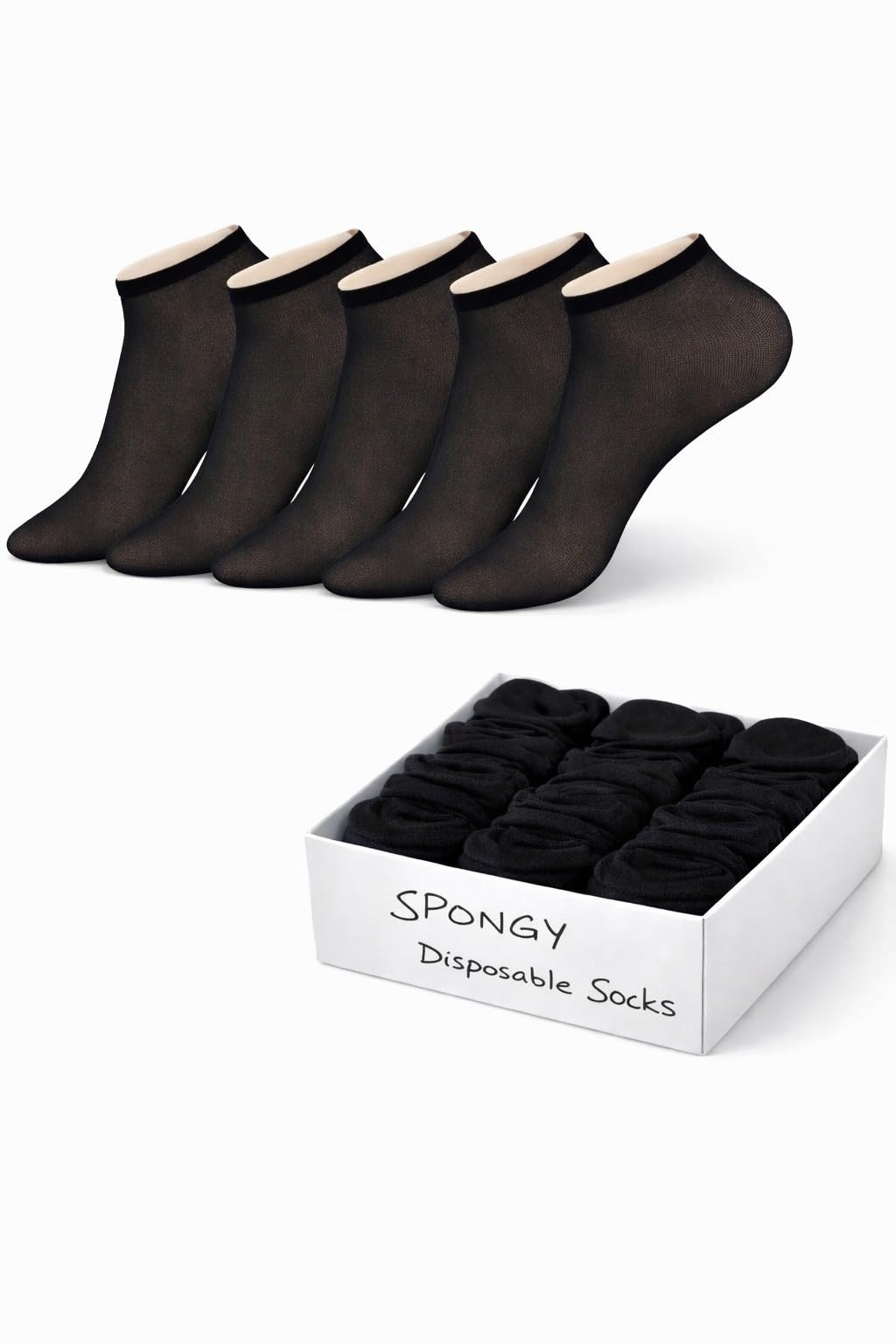 Use & Throw all purpose socks for Shoes Trial/Sports l Travel l Sports l Hospitals l Hotels lSPA - Free size socks for both Male & Female