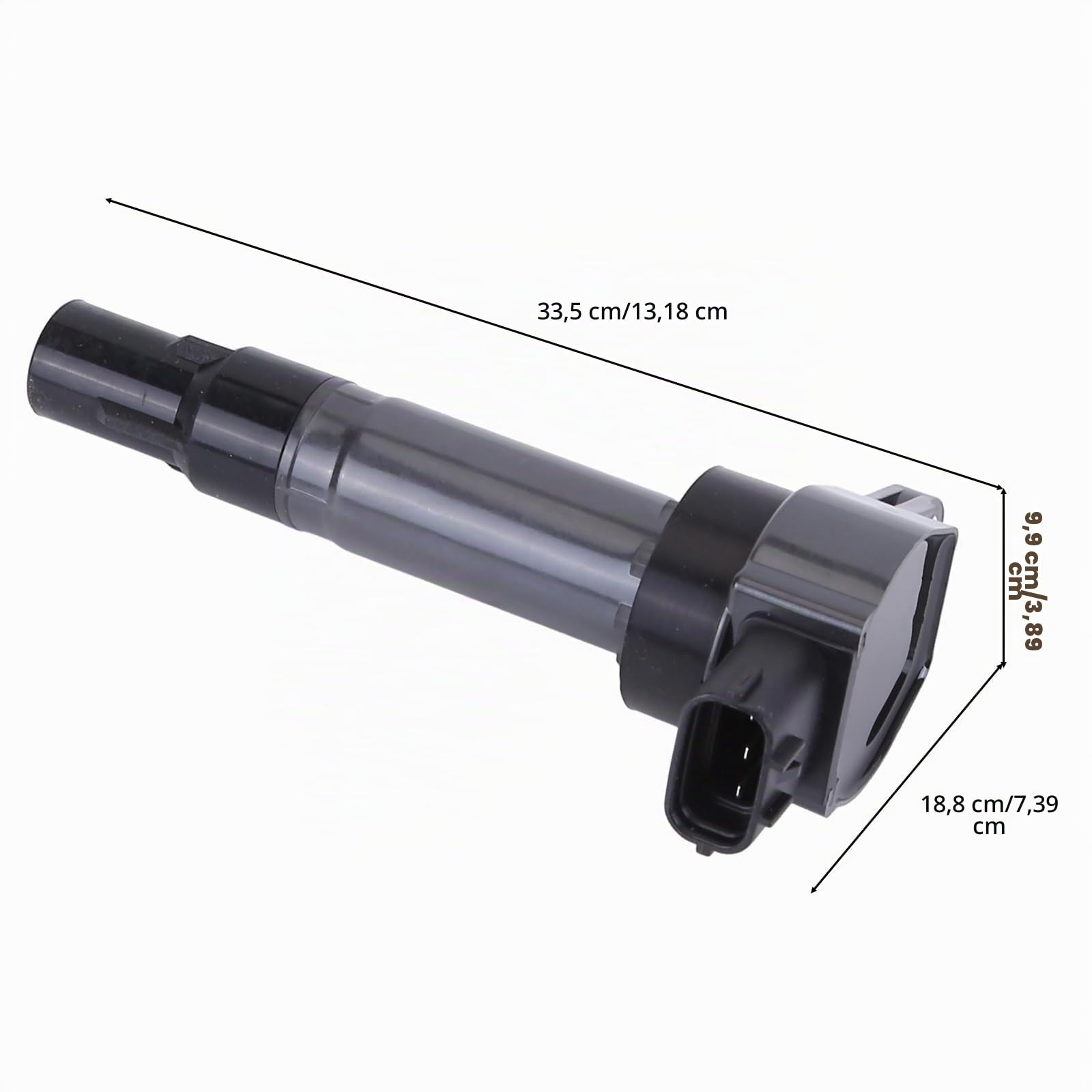 3-teiliges Zündspulenpaket kompatibel für SMART FORTWO 451 1,0 61-120 PS M132 ersetzt 1321580003 Zündspule