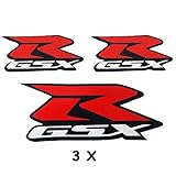 Red Gixxer Sticker Helmet Body Fairing Pipe Decal Emblem for Suzuki GSXR 600 750 1000 1300 Hayabusa