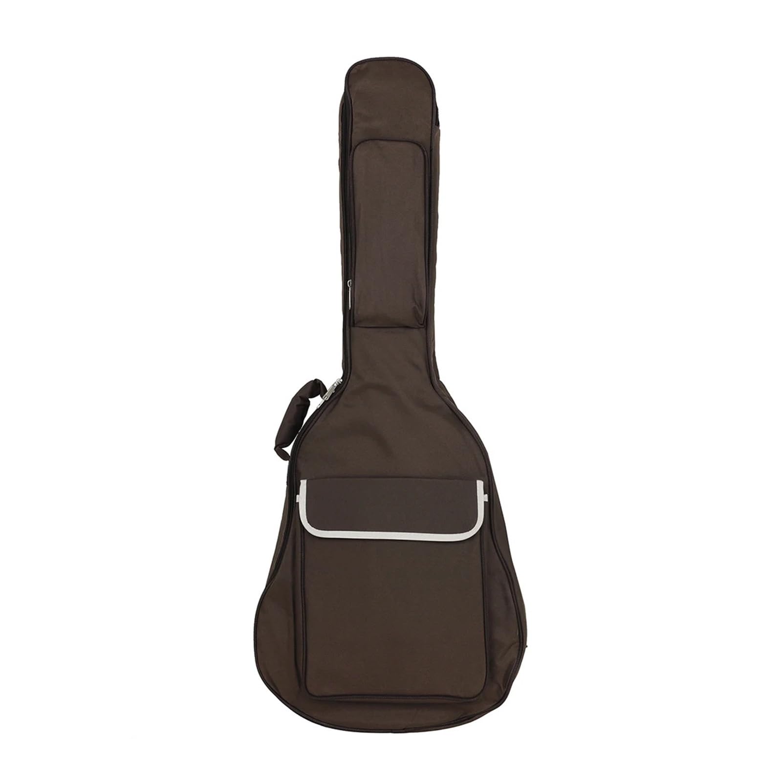 Funda Guitarra Bolsa for Guitarra acústica/clásica, Impermeable, de Tela no Tejida, 40/41 Pulgadas, con Compartimentos for Accesorios, Color marrón