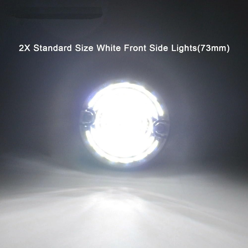 Antiniebla 10 Luces Antiniebla Delanteras Y Traseras Con Luz De Marcha Atrás LED Ahumada Para Land Para Rover Para Defender 90/110 Para Range Para County