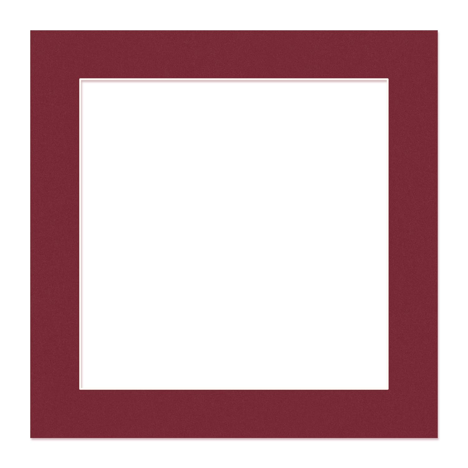 Alison Kingsgate 40x40cm Burgundy Picture Mount for 30x30cm Aperture