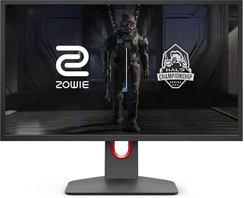 BenQ ZOWIE XL2540K 24.5-inch 240Hz Gaming Monitor |1080P 1ms| Smaller Base | Flexible Height & Tilt Adjustment | XL Setting to Share |Customizable Quick Menu|Black eQualizer|Color Vibrance, Dark Grey