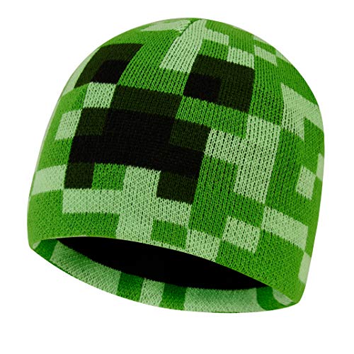 Minecraft Wintermütze Jungen, gefütterter Bucket Hat oder Beanie &...