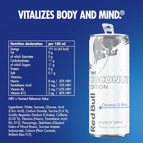 Energy Drink Coconut and Berry Edition 250 ml x12