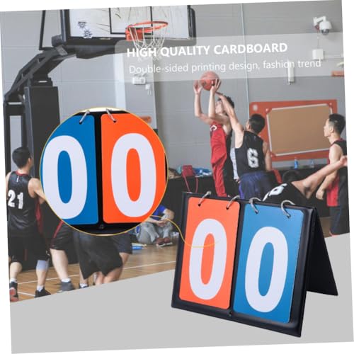Marcador portátil para baloncesto Totority rojo miniatura 4
