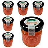 Deliex delicias de Extremadura. Mermeladas pequeñas gourmet variadas. Miniaturas de mermeladas en cristal 30 gr. Detalles para invitados en bodas, comuniones etc. (30, Frutas Tropicales)