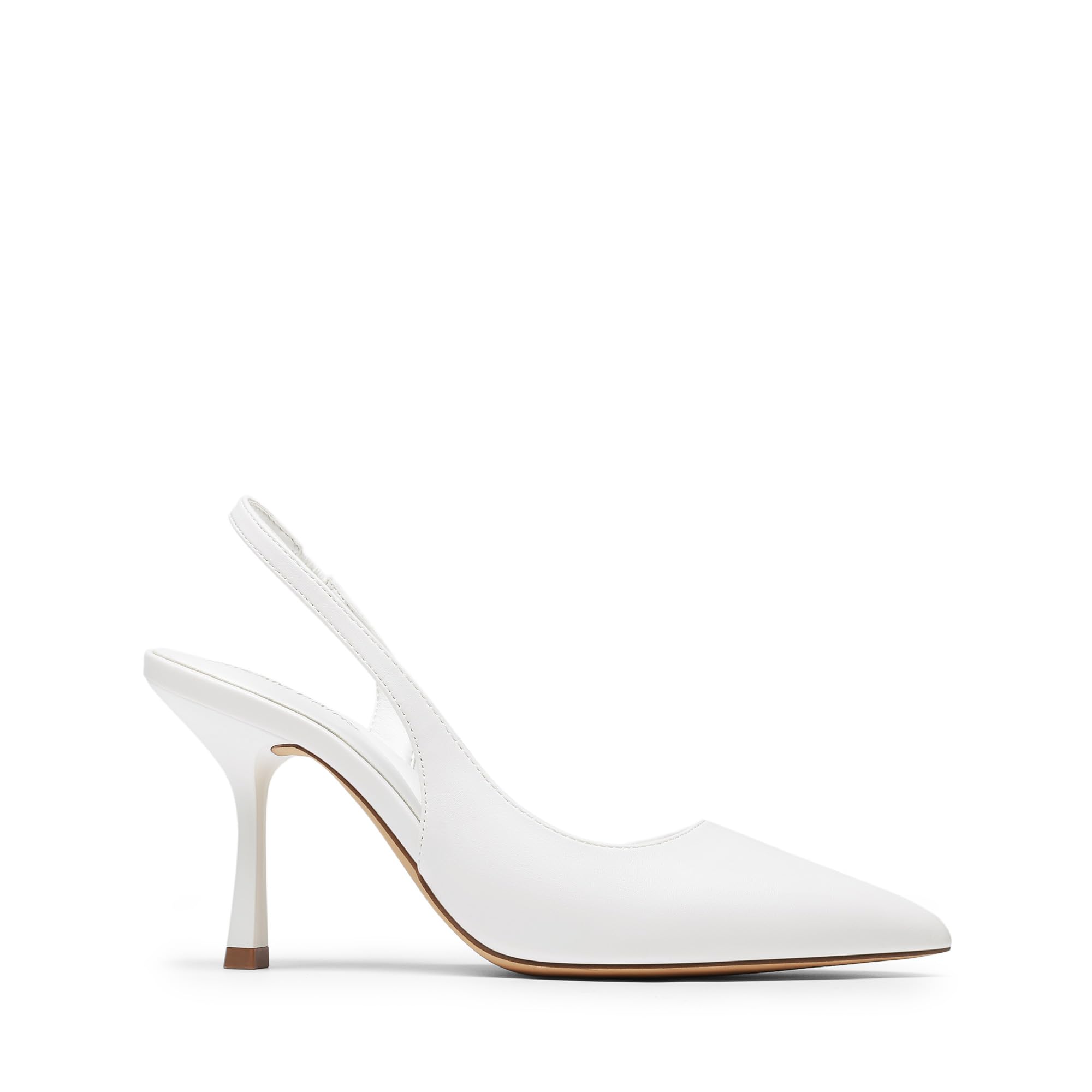 DREAM PAIRS Escarpins Femme Slingback Talon Aiguille Élégants Bout Pointu Style D'Orsay, Chaussures Habillées Mode Chic pour Bureau Soirée Confortables