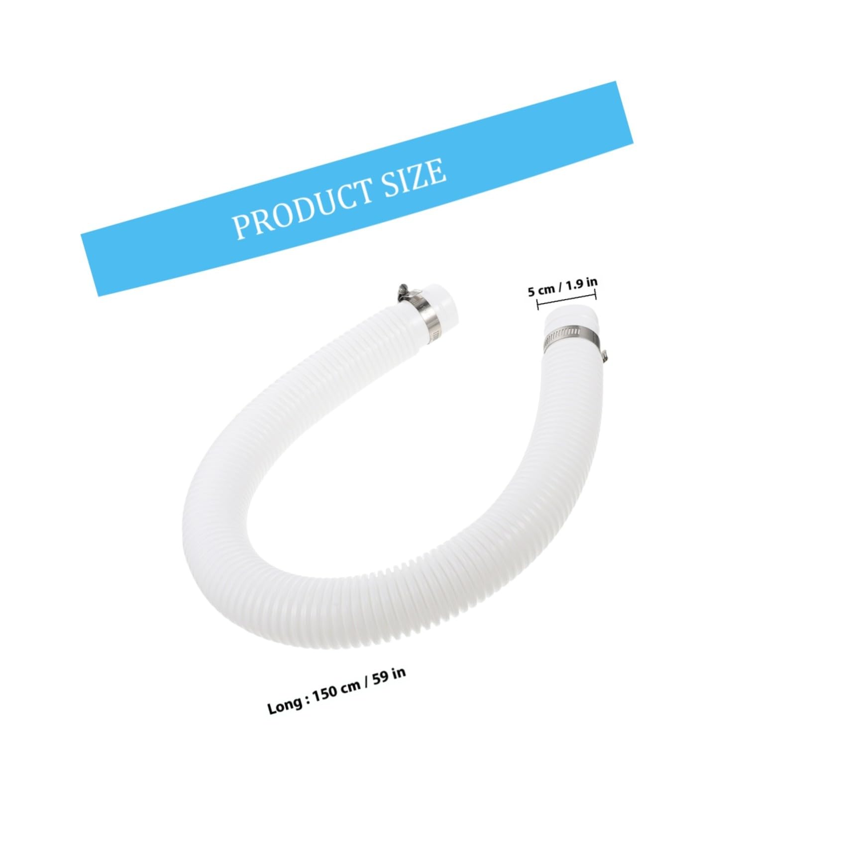 Poolfilterschlauch Ersatz für Schwimmbadpumpe, Flexibler Anschlussschlauch
