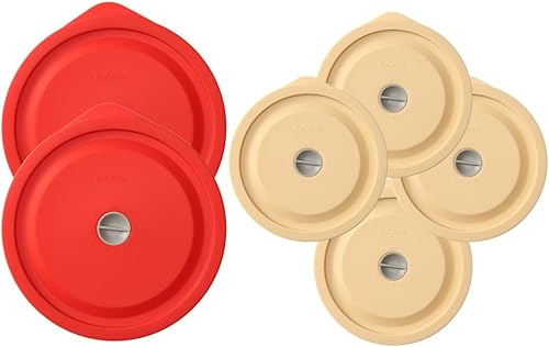 Tapas de repuesto para Pyrex 7402-PC 7 tazas y 7201-PC 4 tazas 6 unidades