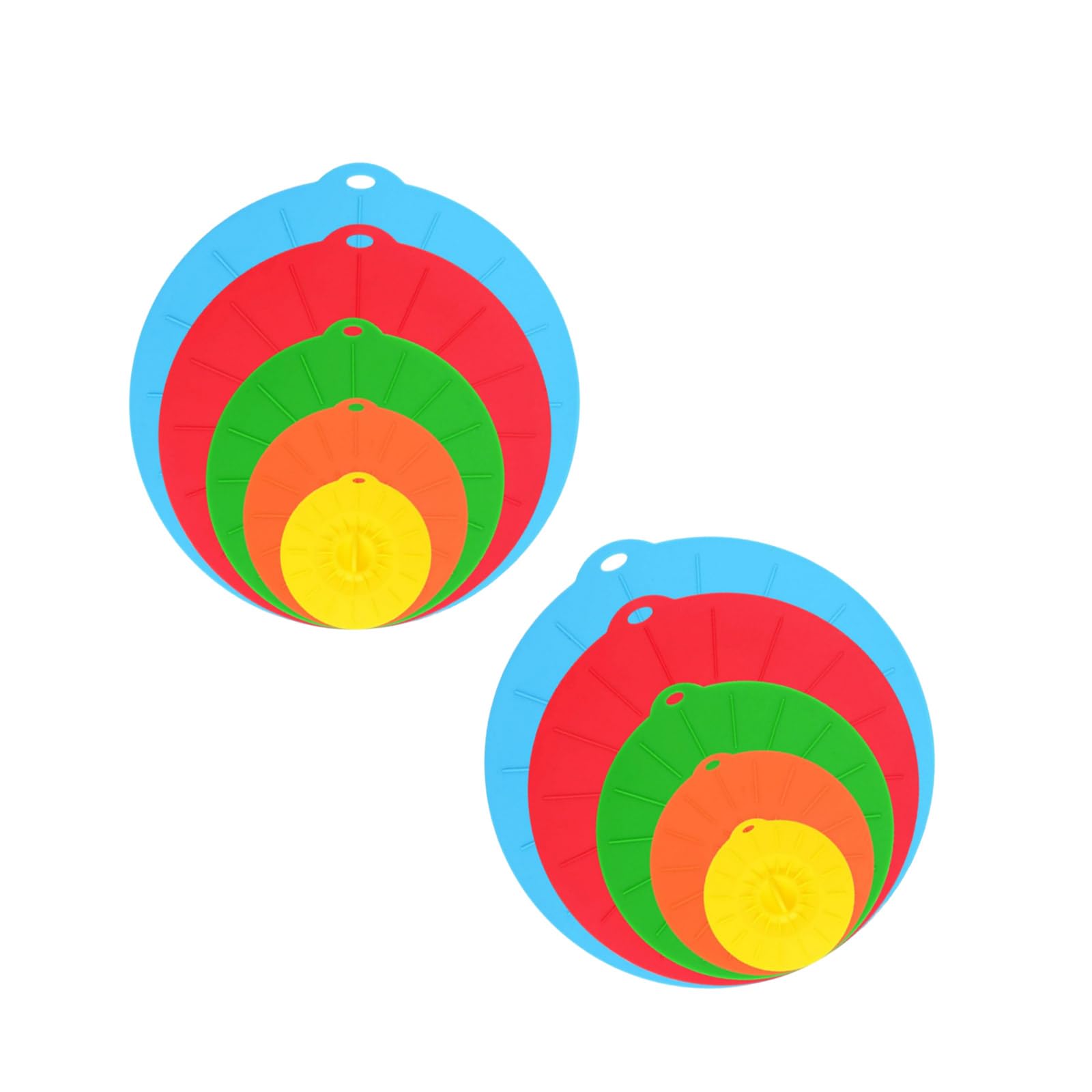 10 fundas de silicona para cuencos, sellado a prueba de fugas para sobras, microondas, congelador, fácil de limpiar, tapas de silicona resistentes para conservación de alimentos