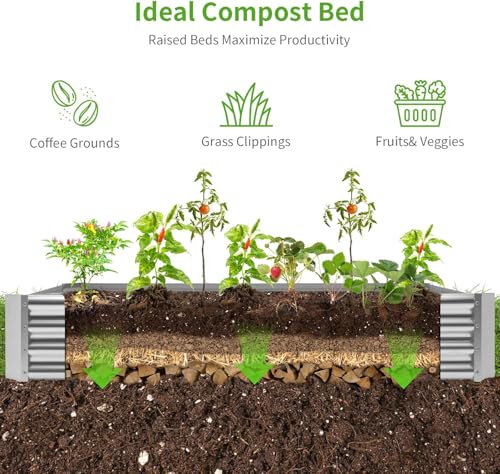Price Drop! Land Guard 6x3x1ft Raised Garden Bed 3-Pack - Image 4