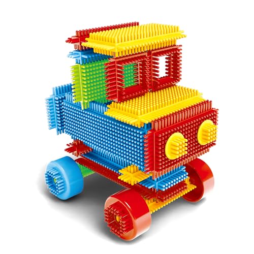 Blocos De Montar Cerdas Construção Brinquedo STEM Infantil 150 Peças