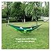 AWHZngE Portable Nylon Parachute Fabric Single and Double Size Outdoor Camping Hiking Garden Hammock for Terrace, Outdoor(Single Orange Grey)