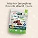 Rachael Ray Nutrish Smoochies Brushes Natural Long Lasting Dog Dental Chews, Apple & Mint, Small/Medium Size, 26 Treats, Grain Free