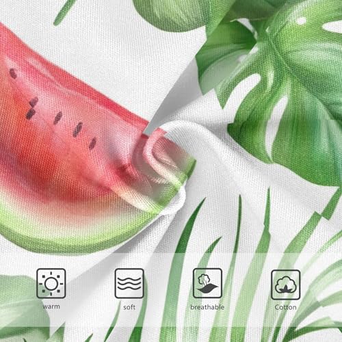 Watermelon Slices Tropical Palm Panties Little Girl Girls Underwear Toddler Cotton Fun Print Kids Undies Briefs 2t3