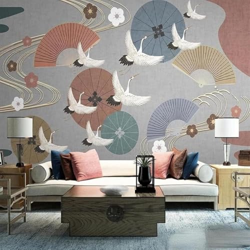 Tzxztt Aventador De Líneas De Colores Dibujado A Mano Papel Pintado 3D Seda Texturizada Primera Calidad Neutros Material Ideal Para SalóN Dormitorio-200cm×140cm