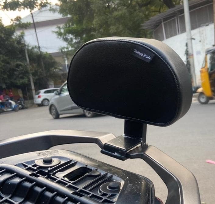 Sahara Seats Ather 450X Gen 3 Adjustable Back Rest (Black) - Vinyl