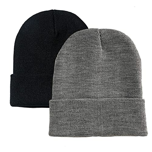 Image of NPJY Unisex Beanie for Men and Women Knit Hat Winter Beanies