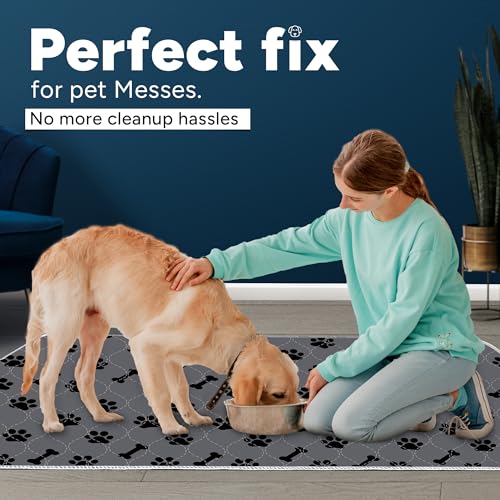 Image of Washable Pee Pad for Dogs, 100% Leak Proof Puppy Pee Pad, (18 inchx24 inch Pack of 1) Reusable Pet Pad for Dogs, Waterproof Puppy Pad Pet Training Pad, Dog Pee Pad Small