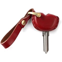 HIBEYO Funda para Llave de Motocicleta para Vespa Piaggio GTS300, GTS200, GTS125, LX150, Medley150, Color Rojo