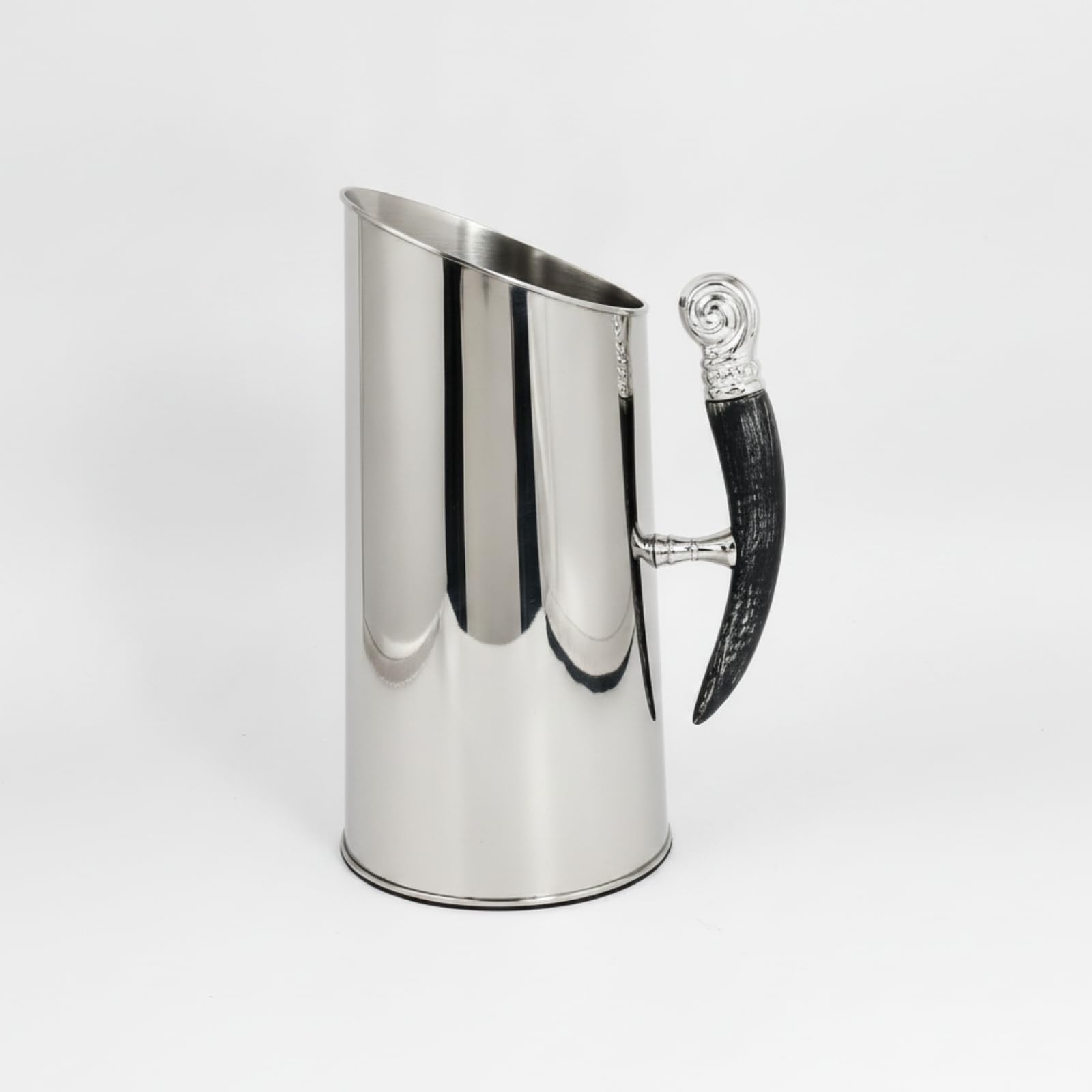 Seau à Glace INOX Seau à Glaçons Décoratif Bac à Glace avec Poignée pour Bar