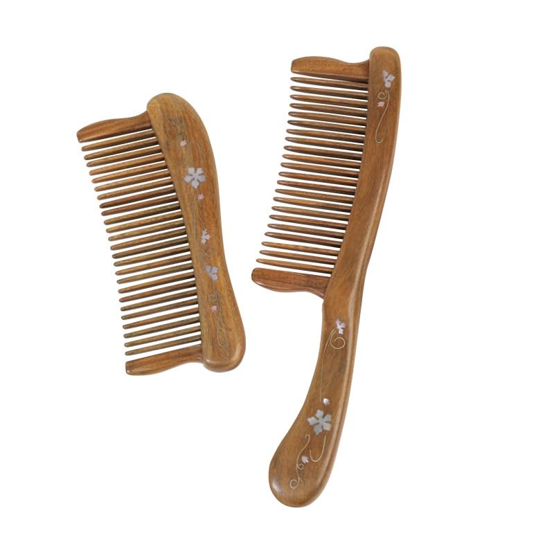 Log Wooden Comb Portable Household Hair Drying Women's
