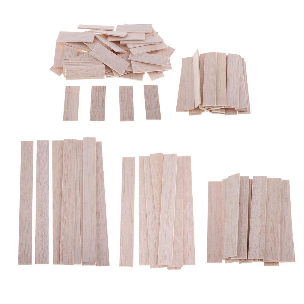 Natural Round Balsa Wood Woodcraft Flat Sticks Dowel 30 Pieces 90mm-image-14
