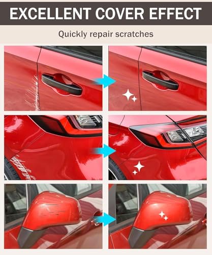 Image of Car Scratch Remover Touch Up Paint Pen Automotive Car Paint Pen Scratch Repair for Deep Scratches Special-Purpose (RED)