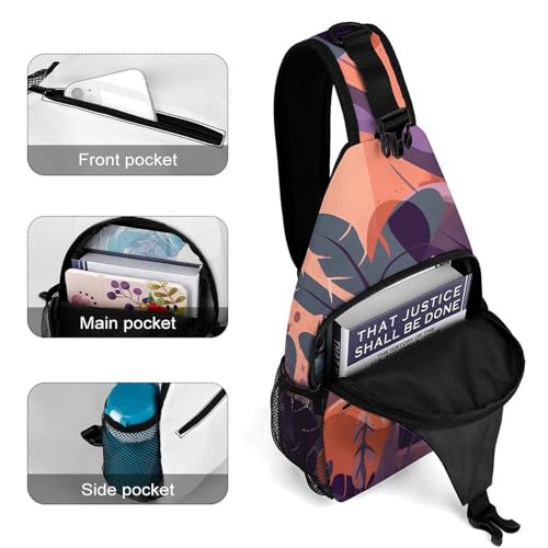 Bolso cruzado tipo sling para hombro y pecho miniatura 4