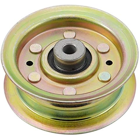 Parts Camp 532173438 Flat Idler Pulley for Husqvarna/AYP/Craftsman 104360X 131494 173438 532173438 John Deere AM103287 AM103480 AM108923 AM37321 Stens 280-623 Mower Pulley for 42" Decks Cover
