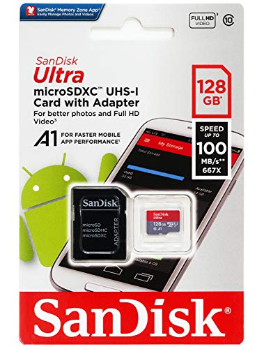 SanDisk microSDXC 100MB/s 128GB Ultra SDϊA_v^[t TfBXN SDSQUAR-128G COpbP[Wi msAin [sAi]