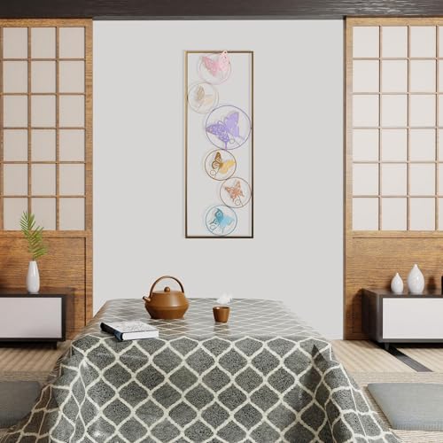 Objet de décoration en métal 32x5x90cm art mural Hanah Home - 2