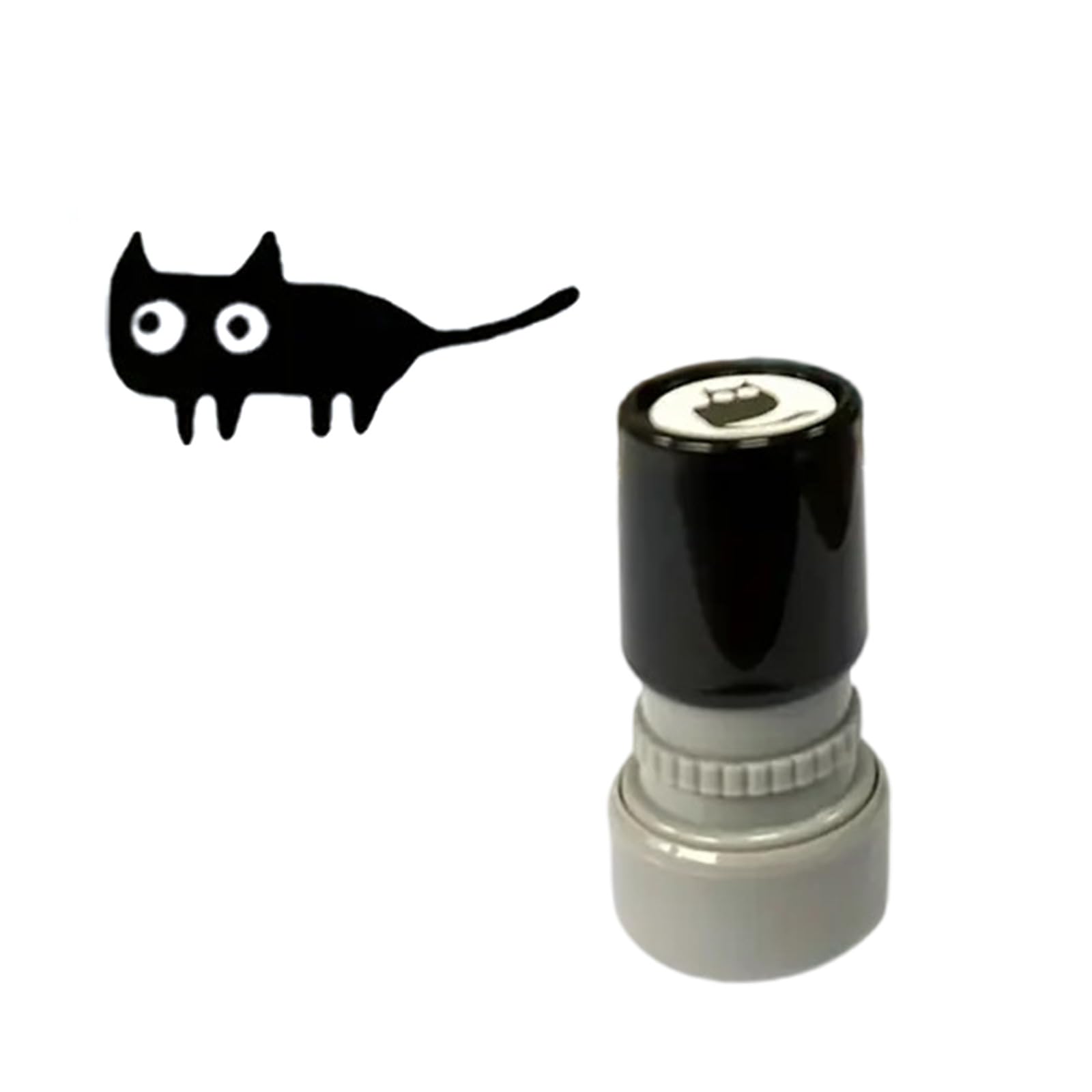 Buxuaaaa Kitten Themed Stamp Motivational Stamp Scrapbooking Decorative for Card Making Scrapbooking Journal Planner Rubber for