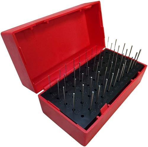 0.011-0.060" Pin Gauge Plug Steel Set 50 PC 0.011-0.060" Negro adaptador de cable